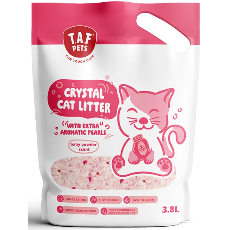 Κρυσταλλική Άμμος Γάτας TAF 3.8L (1,6kg) Baby Powder Γάτες Κρυσταλλική Άμμος Γάτας TAF 3.8L (1,6kg) Baby Powder Γάτες