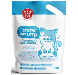 Κρυσταλλική Άμμος Γάτας TAF 3.8L (1,6kg) Φυσική