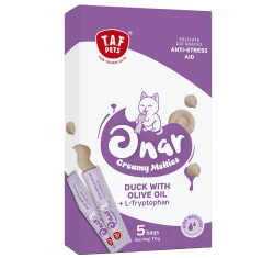 Λιχουδιά Γάτας Taf Pets Onar Creamy Anti-Stress Aid (5x14gr) 70gr