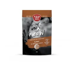 Υγρή Τροφή Γάτας Taf Neow Adult Cat Premium Wet Food Liver με Συκώτι 80gr