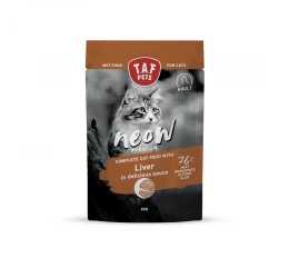 Υγρή Τροφή Γάτας Taf Neow Adult Cat Premium Wet Food Liver με Συκώτι 80gr Υγρή Τροφή Γάτας Taf Neow Adult Cat Premium Wet Food Liver με Συκώτι 80gr