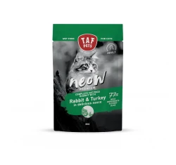 Υγρή Τροφή Γάτας Taf Neow Adult Cat Premium Wet Food Ragout Rabbit & Turkey Κουνέλι & Γαλοπούλα 80gr Υγρή Τροφή Γάτας Taf Neow Adult Cat Premium Wet Food Ragout Rabbit & Turkey Κουνέλι & Γαλοπούλα 80gr