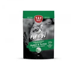 Υγρή Τροφή Γάτας Taf Neow Adult Cat Premium Wet Food Ragout Rabbit & Turkey Κουνέλι & Γαλοπούλα 80gr Υγρή Τροφή Γάτας Taf Neow Adult Cat Premium Wet Food Ragout Rabbit & Turkey Κουνέλι & Γαλοπούλα 80gr
