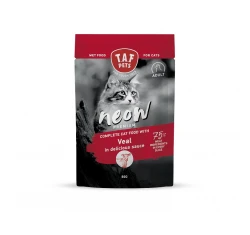 Υγρή Τροφή Γάτας Taf Neow Adult Cat Premium Wet Food Veal με Μοσχάρι 80gr  Υγρή Τροφή Γάτας Taf Neow Adult Cat Premium Wet Food Veal με Μοσχάρι 80gr