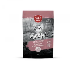 Υγρή Τροφή Γάτας Taf Neow Kitten Premium Wet Food Chicken με Κοτόπουλο 80gr Υγρή Τροφή Γάτας Taf Neow Kitten Premium Wet Food Chicken με Κοτόπουλο 80gr