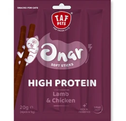 Λιχουδιά Γάτας Taf Pets- Onar Soft Sticks Lamb & Chicken 20gr Λιχουδιά Γάτας Taf Pets- Onar Soft Sticks Lamb & Chicken 20gr