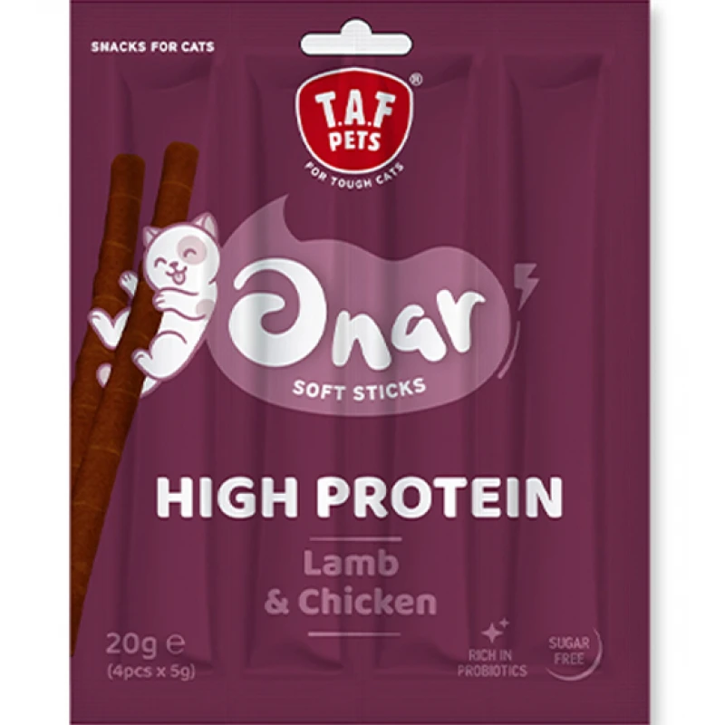 Λιχουδιά Γάτας Taf Pets- Onar Soft Sticks Lamb & Chicken 20gr Γάτες Λιχουδιά Γάτας Taf Pets- Onar Soft Sticks Lamb & Chicken 20gr Γάτες