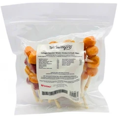 Λιχουδιά Σκύλου Tailswingers Collagen Souvlaki Mixed Κοτόπουλο & Πάπια 14τμχ