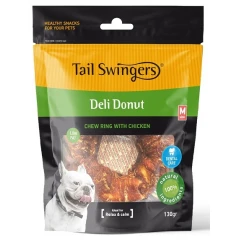 Λιχουδιά Σκύλου Tailswingers Deli Donut with Chicken Medium 12cm, 1τμχ 130gr Λιχουδιά Σκύλου Tailswingers Deli Donut with Chicken Medium 12cm, 1τμχ 130gr