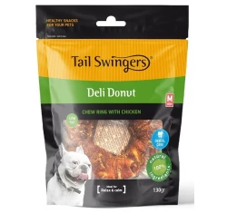 Λιχουδιά Σκύλου Tailswingers Deli Donut with Chicken Medium 12cm, 1τμχ 130gr Λιχουδιά Σκύλου Tailswingers Deli Donut with Chicken Medium 12cm, 1τμχ 130gr