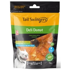 Λιχουδιά Σκύλου Tailswingers Deli Donut with Chicken Small 8cm, 1τμχ 75gr Λιχουδιά Σκύλου Tailswingers Deli Donut with Chicken Small 8cm, 1τμχ 75gr