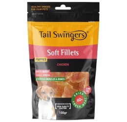 Λιχουδιά Σκύλου Tailswingers Puppy Pure Chicken Soft Fillets 100gr για Κουτάβια Λιχουδιά Σκύλου Tailswingers Puppy Pure Chicken Soft Fillets 100gr για Κουτάβια