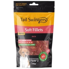 Λιχουδιά Σκύλου Tailswingers Puppy Pure Duck Soft Fillets 100gr για Κουτάβια Λιχουδιά Σκύλου Tailswingers Puppy Pure Duck Soft Fillets 100gr για Κουτάβια