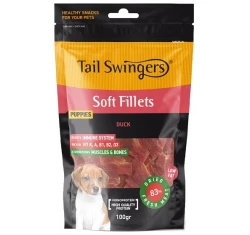 Λιχουδιά Σκύλου Tailswingers Puppy Pure Duck Soft Fillets 100gr για Κουτάβια Λιχουδιά Σκύλου Tailswingers Puppy Pure Duck Soft Fillets 100gr για Κουτάβια