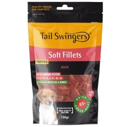 Λιχουδιά Σκύλου Tailswingers Puppy Pure Duck Soft Fillets 100gr για Κουτάβια Λιχουδιά Σκύλου Tailswingers Puppy Pure Duck Soft Fillets 100gr για Κουτάβια
