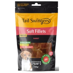 Λιχουδιές Pet Interest Tailswingers Puppy Pure Rabbit Soft Fillets 100gr για Κουτάβια Λιχουδιές Pet Interest Tailswingers Puppy Pure Rabbit Soft Fillets 100gr για Κουτάβια