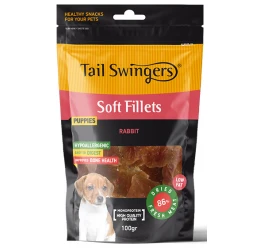 Λιχουδιές Pet Interest Tailswingers Puppy Pure Rabbit Soft Fillets 100gr για Κουτάβια Λιχουδιές Pet Interest Tailswingers Puppy Pure Rabbit Soft Fillets 100gr για Κουτάβια