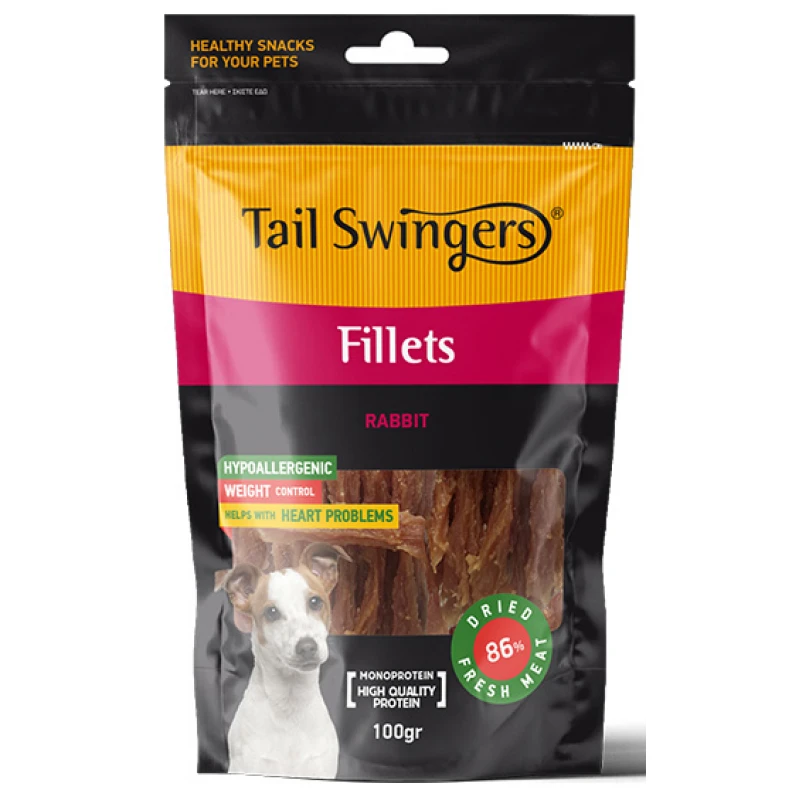 Λιχουδιές Pet Interest Tailswingers Pure Rabbit Soft Fillets 100gr Σκύλοι Λιχουδιές Pet Interest Tailswingers Pure Rabbit Soft Fillets 100gr Σκύλοι