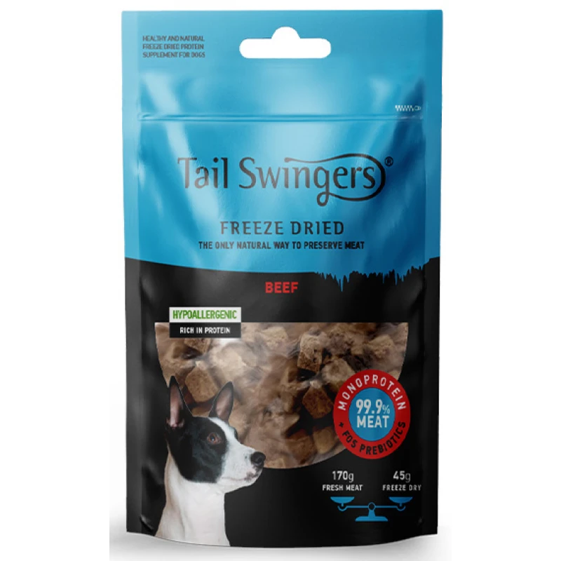 Λιχουδιές Σκύλου Tailswingers Freeze Dried Pure Beef 45gr Σκύλοι Λιχουδιές Σκύλου Tailswingers Freeze Dried Pure Beef 45gr Σκύλοι