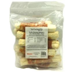 Λιχουδιές Σκύλου Tailswingers Puffy Chicken Sticks L (12τμχ x 20cm) 960gr