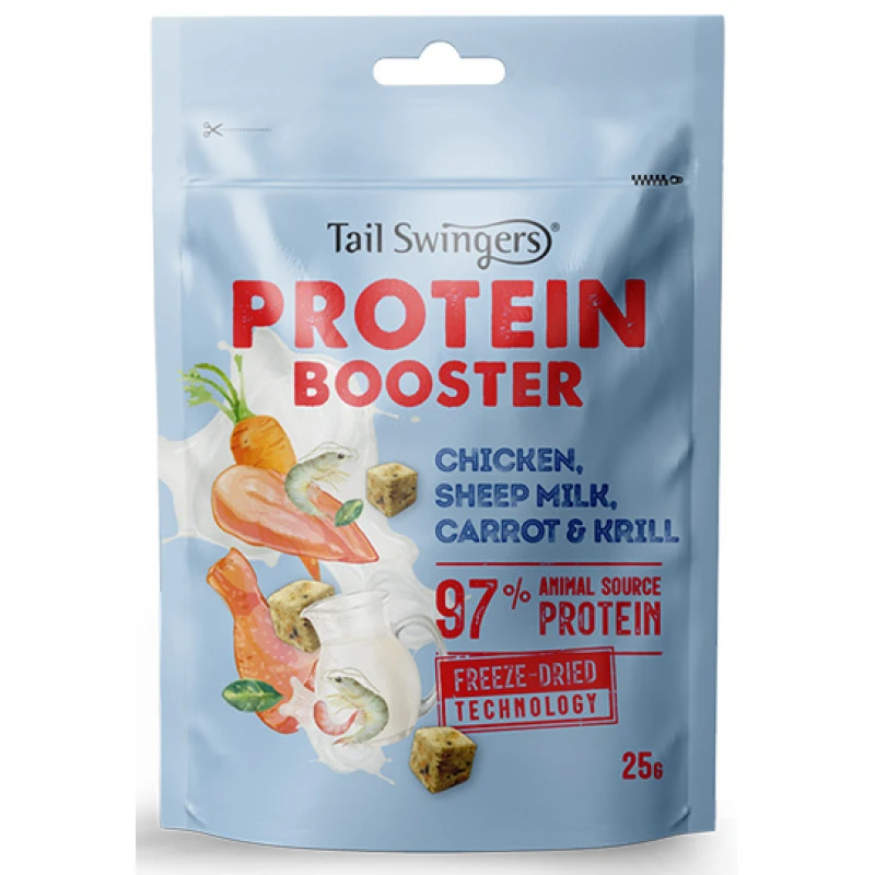 Συμπλήρωμα Διατροφής Tailswingers F.D. Protein Booster Chicken & Sheep Milk 25gr Σκύλοι Συμπλήρωμα Διατροφής Tailswingers F.D. Protein Booster Chicken & Sheep Milk 25gr Σκύλοι