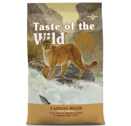 Taste of the Wild Canyon River Feline 2kg με Πέστροφα και Καπνιστό Σολομό Taste of the Wild Canyon River Feline 2kg με Πέστροφα και Καπνιστό Σολομό