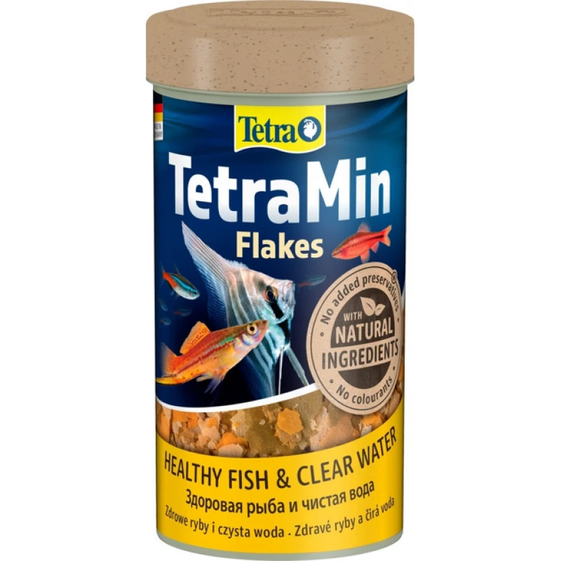 Τροφή για Τροπικά Ψάρια Tetramin Flakes 250ml 52gr Τροφές Για Ψάρια