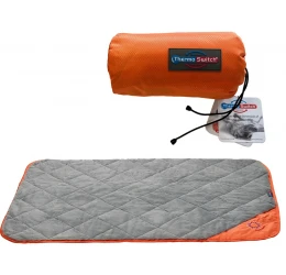 Κουβερτα Σκύλου Samos (με Θερμή & Ψυχρή Όψη) S/M 100 x 65cm Πορτοκαλι-Γκρι