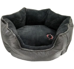 Κρεβατάκι Σκύλου Santorini (με Θερμή & Ψυχρή Όψη) Large 90 x 70 x 24 cm Γκρι