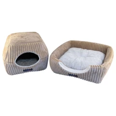 Κρεβάτι Σκύλου και Γάτας Thermoswitch Evia M με Χρήση ως Ανοιχτό Καλάθι ή Φωλιά 60x55x40cm Μπεζ Κρεβάτι Σκύλου και Γάτας Thermoswitch Evia M με Χρήση ως Ανοιχτό Καλάθι ή Φωλιά 60x55x40cm Μπεζ