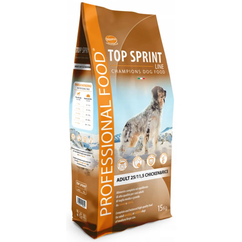 Top Sprint Adult 25/11,5 Chicken Rice 15kg Σκύλοι Top Sprint Adult 25/11,5 Chicken Rice 15kg Σκύλοι