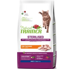Natural Trainer Cat Adult Sterilized Γαλοπούλα 3kg Natural Trainer Cat Adult Sterilized Γαλοπούλα 3kg