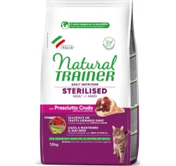Natural Trainer Cat Adult Sterilized Προσούτο 1,5kg Natural Trainer Cat Adult Sterilized Προσούτο 1,5kg