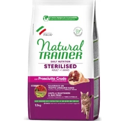 Natural Trainer Cat Adult Sterilized Προσούτο 1,5kg Natural Trainer Cat Adult Sterilized Προσούτο 1,5kg