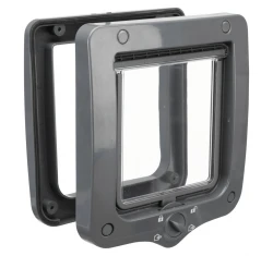 Πόρτα Γάτας Trixie 4 Κατευθύνσεων 20x22cm Γκρι