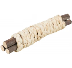 Παιχνίδι/Λιχουδιά για μικρά ζώα Trixie Ξύλινα ραβδιά με άχυρο 15x3cm Παιχνίδι/Λιχουδιά για μικρά ζώα Trixie Ξύλινα ραβδιά με άχυρο 15x3cm