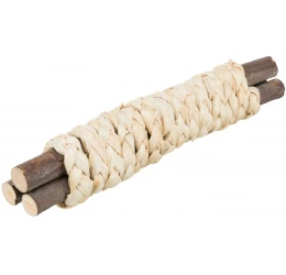 Παιχνίδι/Λιχουδιά για μικρά ζώα Trixie Ξύλινα ραβδιά με άχυρο 15x3cm Παιχνίδι/Λιχουδιά για μικρά ζώα Trixie Ξύλινα ραβδιά με άχυρο 15x3cm