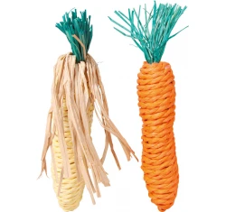 Λιχουδιά για μικρά ζώα Trixie Καρότο και Καλαμπόκι 2τμχ. 15cm Λιχουδιά για μικρά ζώα Trixie Καρότο και Καλαμπόκι 2τμχ. 15cm