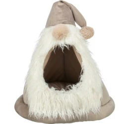 Χριστουγεννιάτικη Φωλιά Γάτας και Σκύλου Trixie Dwarf 45x47cm Μπεζ 