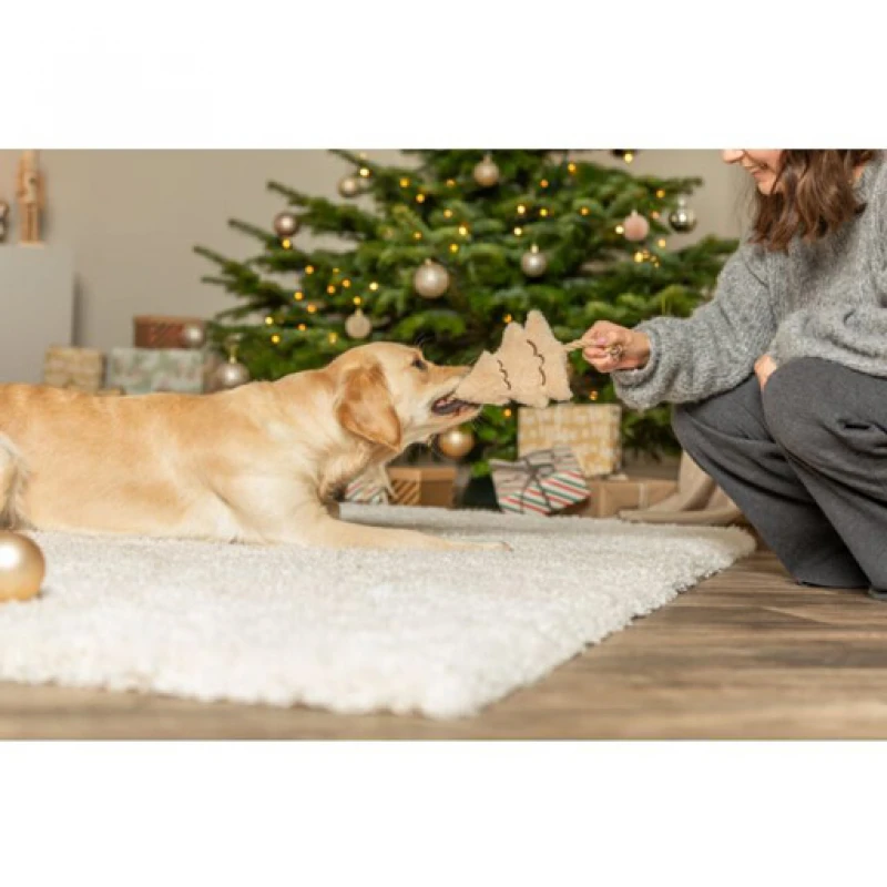 Χριστουγεννιάτικο Παιχνίδι Σκύλου Δέντρο με Σχοινί 38cm Σκύλοι Χριστουγεννιάτικο Παιχνίδι Σκύλου Δέντρο με Σχοινί 38cm Σκύλοι