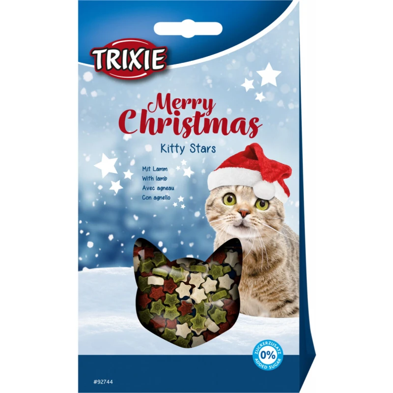 Χριστουγεννιάτικες Λιχουδιές Γάτας Kitty Stars 140gr ΓΑΤΕΣ