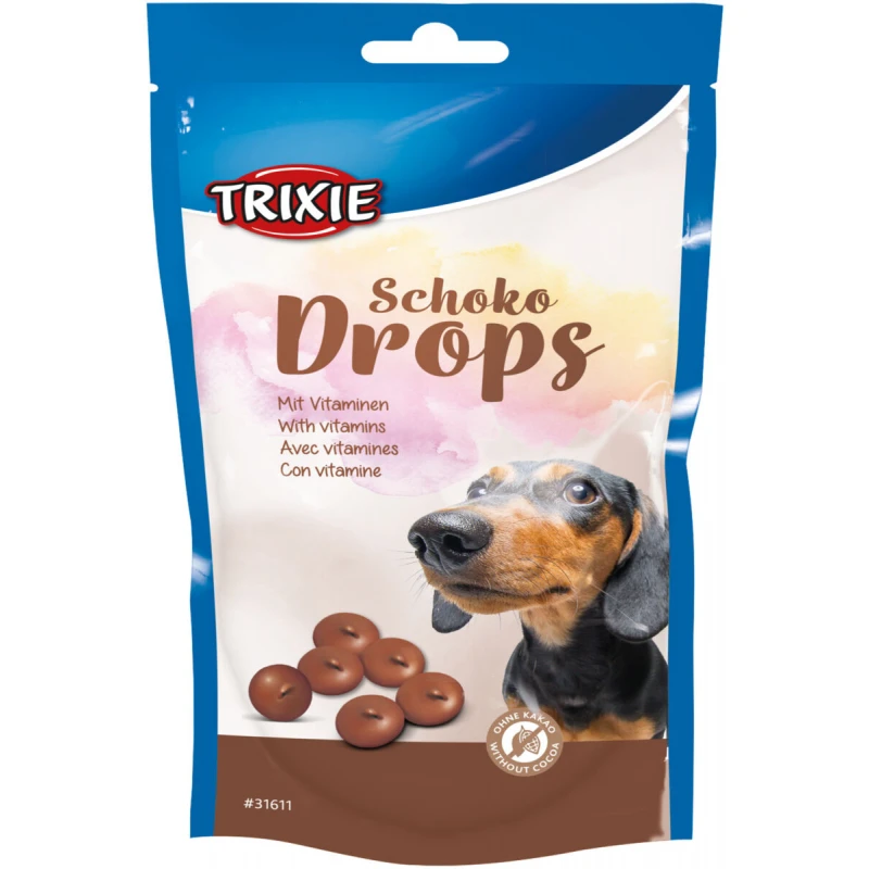 Σοκολατάκια για Σκύλους Trixie Choco Drops 75gr ΣΚΥΛΟΙ