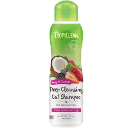 Tropiclean Berry & Coconut Deep Clean Cat Shampoo 355ml Tropiclean Berry & Coconut Deep Clean Cat Shampoo 355ml