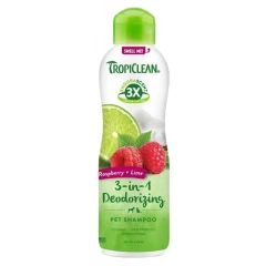 Tropiclean Endurascent Raspberry & Lime 3 in 1 Deodorizing Shampoo 592ml