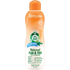 Tropiclean Flea & Tick Plus Soothing Αντιπαρασιτικό & Καταπραϋντικό Σαμπουάν για Σκύλους 592ml