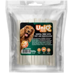 Λιχουδιές Σκύλου Uniq Pets Οδοντικά Sticks με Βοδινό & Γλυκοζαμίνη 500gr
