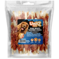 Λιχουδιές Σκύλου Uniq Pets Sticks Τυλιγμένα με Πάπια 500gr