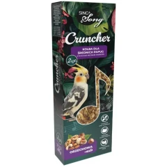 Sing & Song Cruncher Sticks για Μεσαίους Παπαγάλους με Ξηρούς Καρπούς 85gr (2τμχ)
