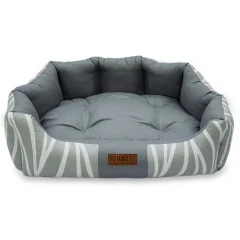Κρεβατάκι Σκύλου και Γάτας V.I.Pets Comfy Cotton Waves Νο1 Gray 50x47cm Κρεβατάκι Σκύλου και Γάτας V.I.Pets Comfy Cotton Waves Νο1 Gray 50x47cm