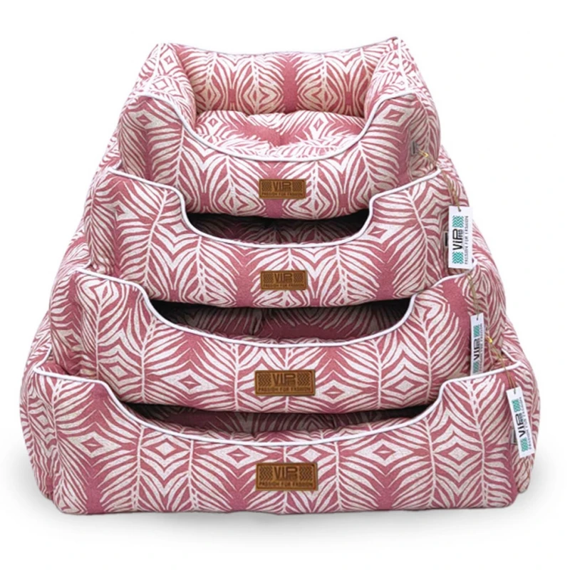 Κρεβατάκι V.I.Pets Cozy Zebra Νο1 Pink 54x44cm ΚΡΕΒΑΤΑΚΙΑ - ΚΑΛΑΘΙΑ ΣΚΥΛΟΥ